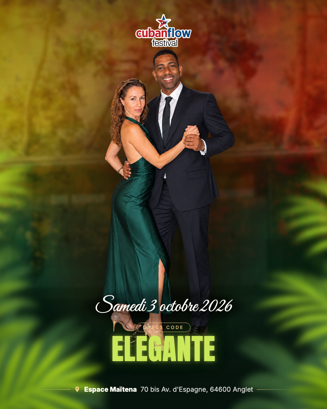 Dress code Elegante — Sábado 3 de octubre 2026